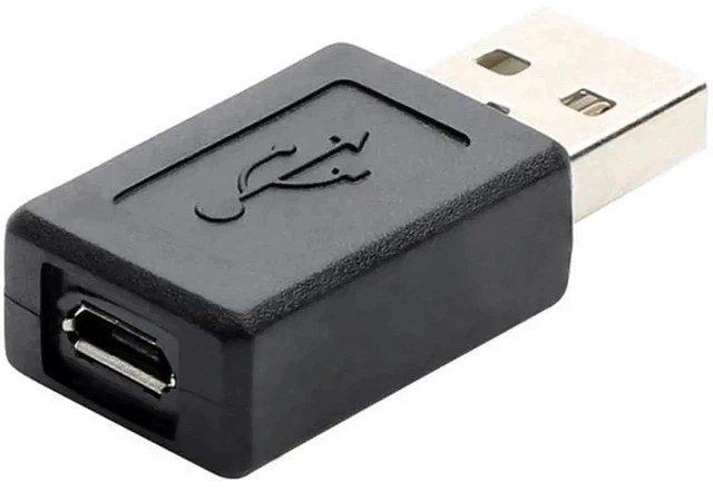 Alt view image 3 of 7 - Mini USB Adaptor USB 2.0 A Male to USB Micro Female Converter (3 Pack)