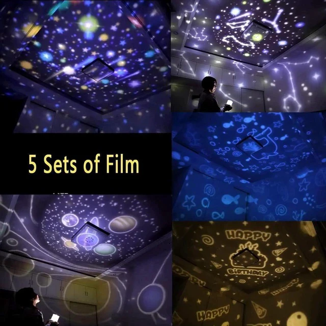 Alt view image 4 of 5 - Gemdeck Night Lights for Kids, Multifunctional Night Light Star Projector Lamp for Decor