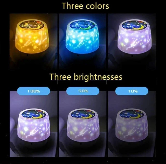 Alt view image 3 of 5 - Gemdeck Night Lights for Kids, Multifunctional Night Light Star Projector Lamp for Decor
