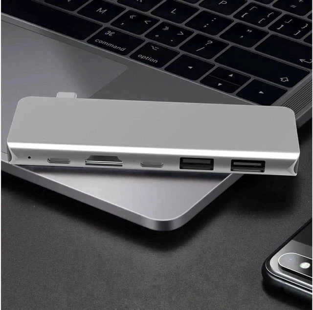 Alt view image 2 of 7 - 5Gbps High Speed Sync Data USB C Hub 5 In 1 Type-C To HDMI 4K USB 3.0 PD Charge Port Type C Multiport Adapter? Type-C Hub