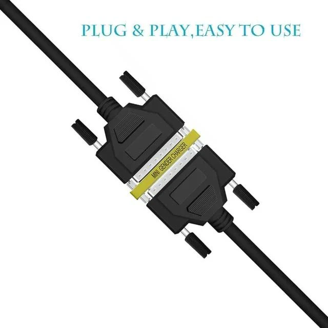 Alt view image 2 of 4 - 6-Pack DB25 25 Pin Male to Male Gender Changer Coupler, Mini RS232 Serial Connector Adapter for Industrial PLC, POS Machines, Serial Communication Devices
