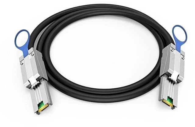 Alt view image 5 of 6 - 1.0m SFF-8088 to SFF-8088 External Mini SAS Cable, 26Pin Male to Male SAS 2.0 Interconnect Wire for RAID, DAS and Enterprise Servers