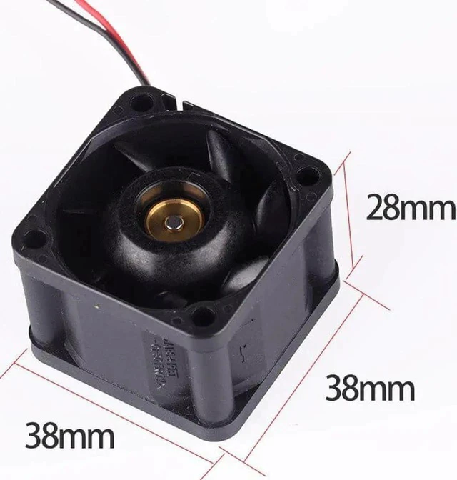 Alt view image 3 of 5 - 9GV0312E302 40mm fan 40x40x28mm 4028 DC12V 0.21A 2-line server power cooling fan
