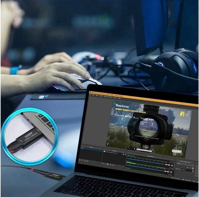 Alt view image 7 of 7 - Capture Card, 4K HDMI to USB 2.0 HD Game Capture Card, 1080P Video Capture Card for Streaming, Nintendo Switch, PS34, YouTube, Xbox, Twitch Compatible