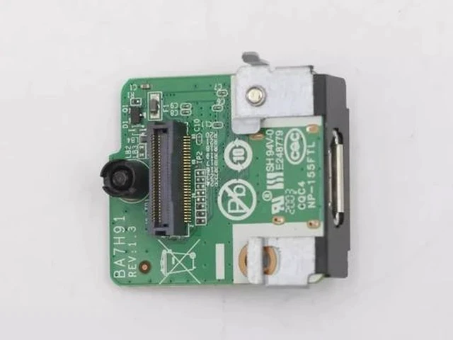 Alt view image 2 of 2 - HDMI Interface Board BA7H91 for Lenovo ThinkCentre M70q M90q M75q Gen 2 ThinkStation P340 P350 Tiny, 5C50W31952 5C50W00889 5B50W31955 HD HDMI Port Replacement Card