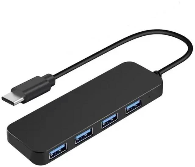 Main image of USB C Hub Splitter 4-Port Extender Multiport USB Adapter for Laptop, Xbox, Flash Drive, HDD, Console, Printer, Camera,Keyborad, Mouse