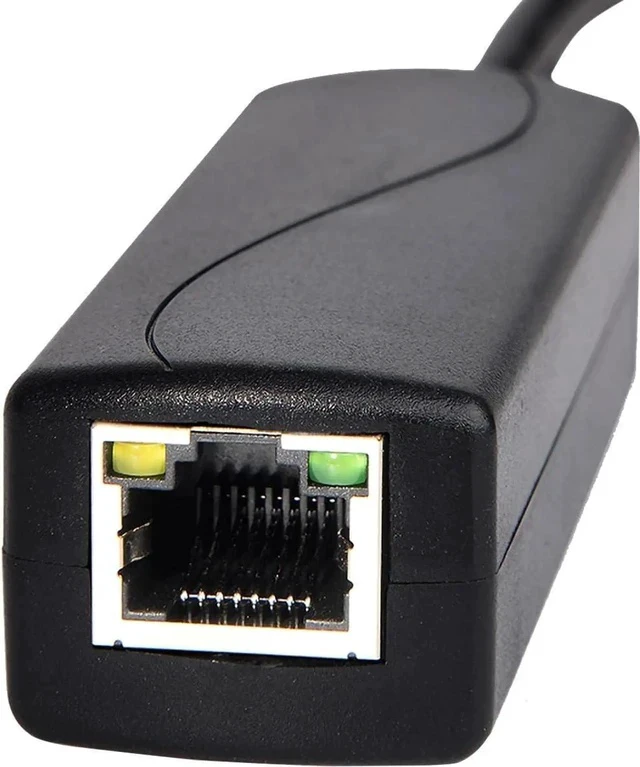Alt view image 2 of 7 - Gigabit Type C PoE Splitter 5V 2.4A, IEEE 802.3af Standard, 10/100/1000Mbps Type C Power Over Ethernet Splitter for 5v Devices, iPads, USB, Dropcam, Raspberry Pi