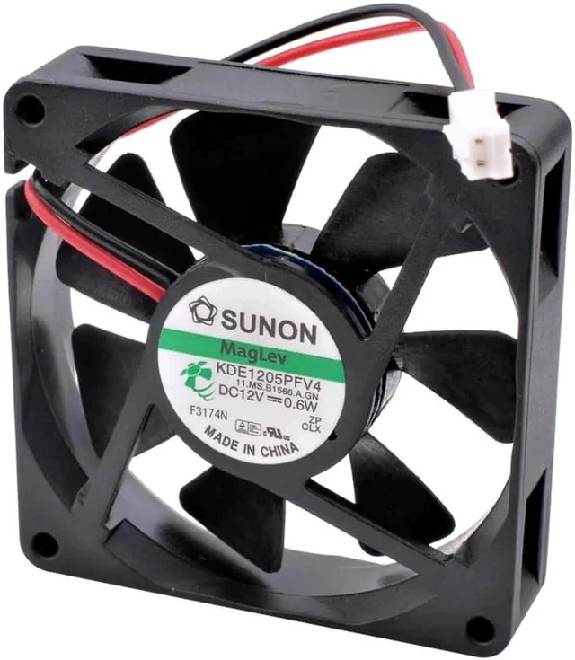 Alt view image 2 of 4 - KDE1205PFV4 5cm 50x50x10mm 50mm fan DC12V 0.6W Small mini computer case motherboard CPU cooling fan