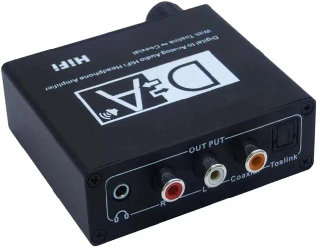 Alt view image 3 of 3 - Digital Optical to Analog Audio with Volume Control Coaxial to Optical 3.5mm Digital to Analog Audio Converter
