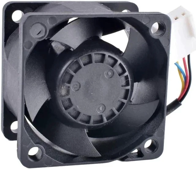 Alt view image 2 of 4 - PF40281B2-Q02C-S99 4cm 40mm 4028 40x40x28mm 12V 3.48W PWM double ball bearing large air volume cooling fan