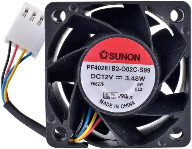 Main image of PF40281B2-Q02C-S99 4cm 40mm 4028 40x40x28mm 12V 3.48W PWM double ball bearing large air volume cooling fan