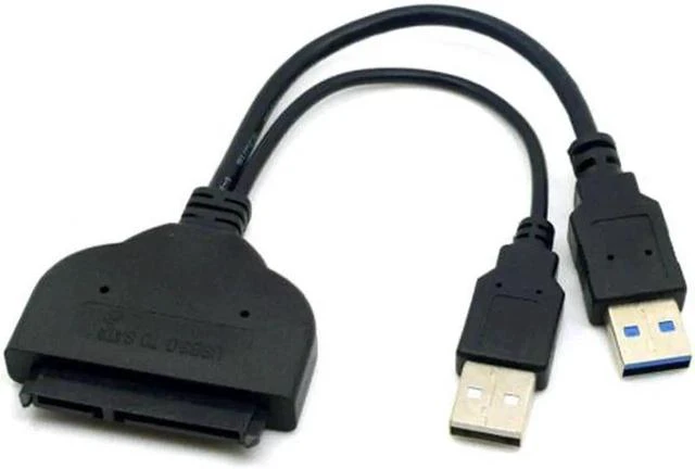 Main image of HKCY U3-067+SA-006 1set USB 3.0 to SATA 22PinSATA to 16Pin Micro SATA Adapter for 1.8" 2.5" Hard Disk Driver With Extral USB Power Cable