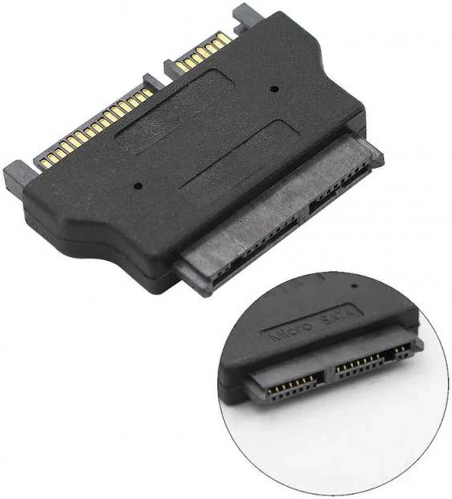 Alt view image 5 of 5 - HKCY U3-067+SA-006 1set USB 3.0 to SATA 22PinSATA to 16Pin Micro SATA Adapter for 1.8" 2.5" Hard Disk Driver With Extral USB Power Cable