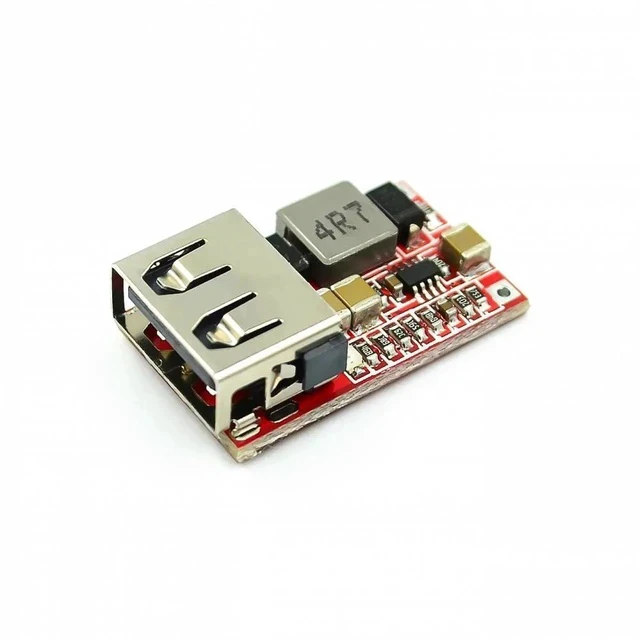 Alt view image 2 of 3 - DC 6-20V 12V/24v to 5V USB Output charger step down Power Module Mini DC-DC Step Up Boost Module Power Adjustable buck Converter
