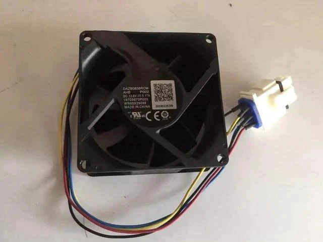 Main image of DC13.6V 0.17A DAZB0838RCM 8038 8cm 4-wire temperature control cooling fan