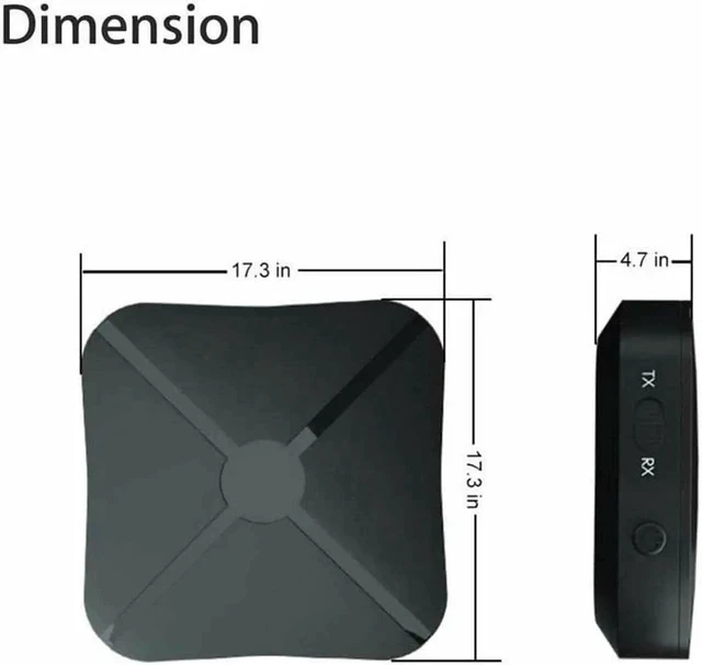 Alt view image 7 of 7 - 2in1 Bluetooth Transmitter &Receiver Wireless Home Music TV Stereo Audio Adapter