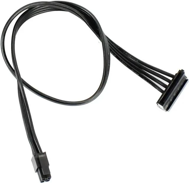 Main image of 40cm Type 1 Mini 4 Pin to SATA Power Cable, Mini 4P to Single SATA SSD Power Supply Cord for Lenovo M410 M415 M425 B415 M610 M710 M4200R Motherboards