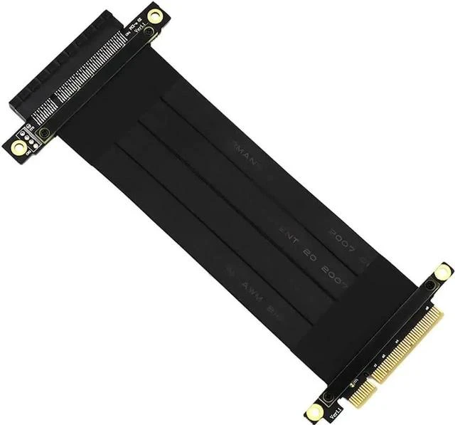 Main image of PCIe 3.0 8X to 4X 180-Degree Riser Extension Cable, 20cm PCI-E Gen3 Adapter Cord for 1U/2U Rack Servers