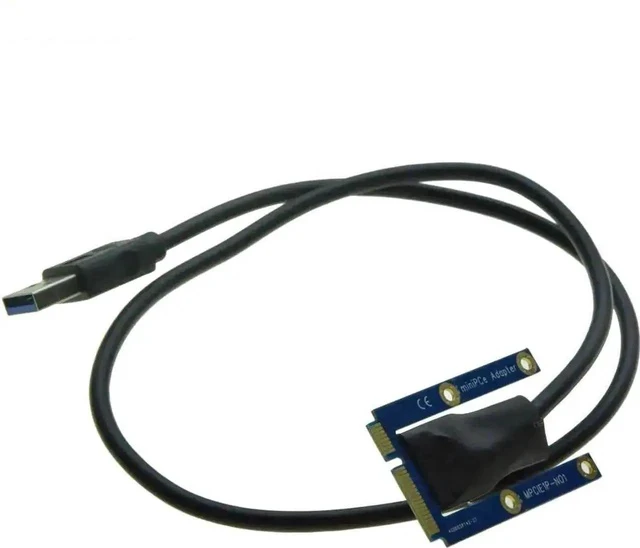 Alt view image 6 of 6 - Mini PCIe to 3 PCIe 1X Riser Card Mini ATX Laptop PCI-e Port Multiplier Expansion Adapter