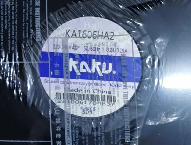 Alt view image 5 of 5 - for KA1606HA2 16CM 220/240V 0.14/0.19A 16065 160X160X65MM cooling fan