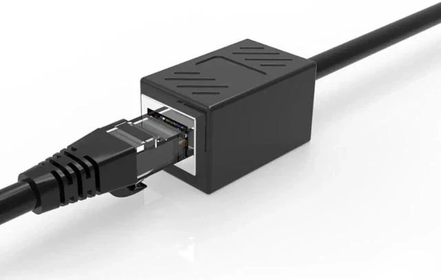 Alt view image 3 of 3 - 1 Pack Alloy RJ45 8P8C Coupler, Female to Female LAN Cable Extender Connector for Ethernet Network Wire Extension