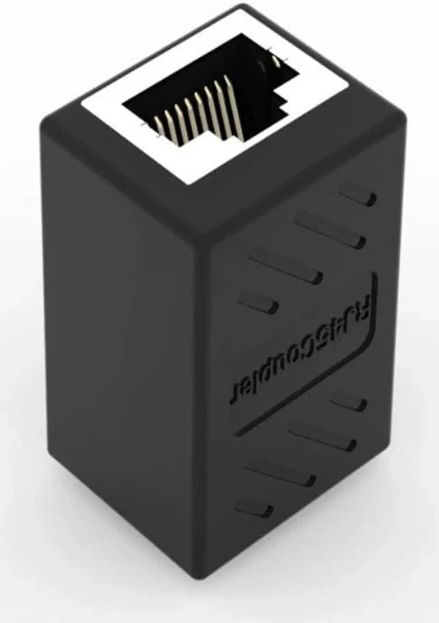 Alt view image 2 of 3 - 1 Pack Alloy RJ45 8P8C Coupler, Female to Female LAN Cable Extender Connector for Ethernet Network Wire Extension