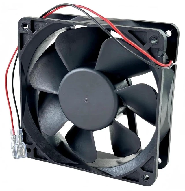 Alt view image 7 of 7 - 12038 DC12V 0.40A 2-Wire Brushless Cooling Fan, 120×120×38mm 12CM Replacement Fan Model RDM1238B for Cabinet & Inverter