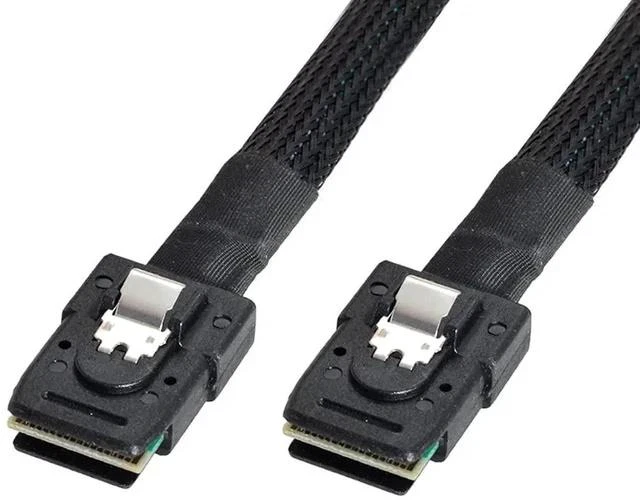 Main image of 70cm SFF-8087 Male to Male Internal Mini SAS Cable, 36Pin 6Gbps Server RAID Data Cable for Storage Backplane, PCIe RAID Controller and NAS Hard Drive Array