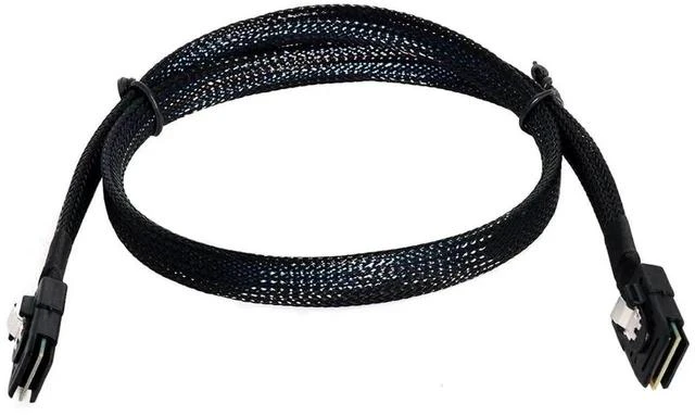 Alt view image 5 of 7 - 70cm SFF-8087 Male to Male Internal Mini SAS Cable, 36Pin 6Gbps Server RAID Data Cable for Storage Backplane, PCIe RAID Controller and NAS Hard Drive Array