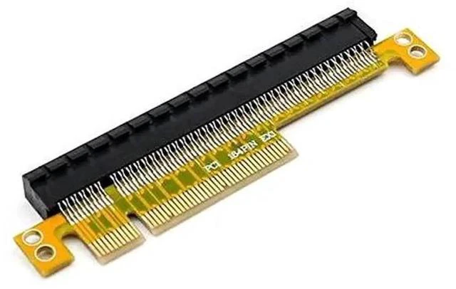 Main image of PCIe 8X to 16X Riser Card Adapter, PCI Express Male to Female Extension Converter for Graphics Card & PCIe Expansion Devices
