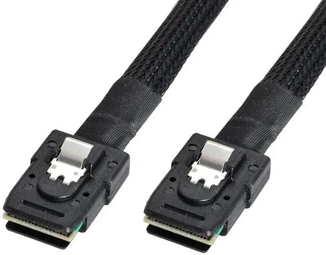 Main image of 70cm SFF-8087 Male to Male Internal Mini SAS Cable, 36Pin 6Gbps Server RAID Data Wire for PCIe RAID Controller, Storage Backplane and NAS Multi-Disk Array