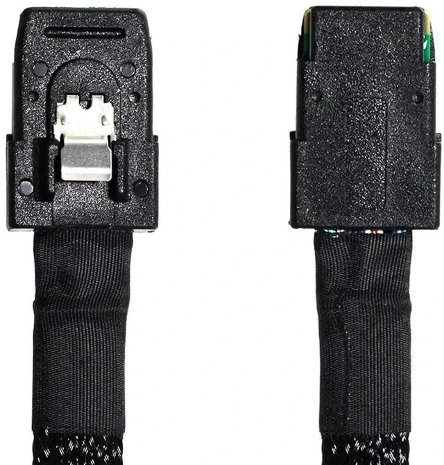 Alt view image 5 of 7 - 70cm SFF-8087 Male to Male Internal Mini SAS Cable, 36Pin 6Gbps Server RAID Data Wire for PCIe RAID Controller, Storage Backplane and NAS Multi-Disk Array