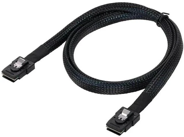 Alt view image 7 of 7 - 70cm SFF-8087 Male to Male Internal Mini SAS Cable, 36Pin 6Gbps Server RAID Data Wire for PCIe RAID Controller, Storage Backplane and NAS Multi-Disk Array