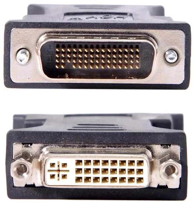 Alt view image 3 of 5 - LFH DMS-59 Male to DVI 24+5 Female Adapter, DMS59 to DVI Digital Video Extension Converter for Desktop PC Graphics Card Multi-Monitor Setup