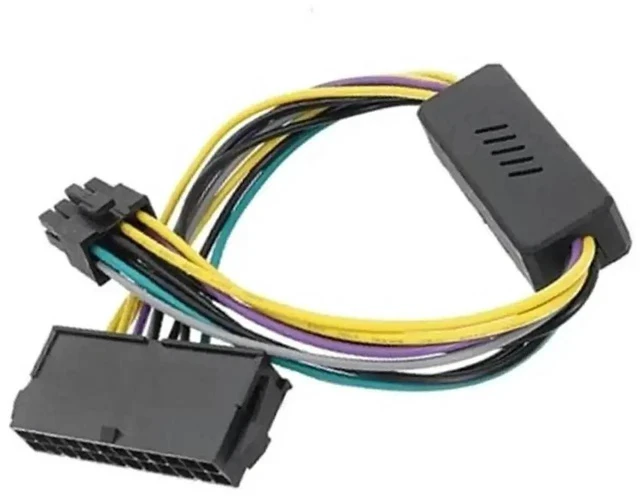 Alt view image 2 of 4 - ATX Adapter Cable Kit for Dell OptiPlex 7020 SFF, Complete Shielded Front Panel Set with Front Audio, USB 2.0/3.0 & Power Switch Jumpers for Standard ATX Chassis Modding