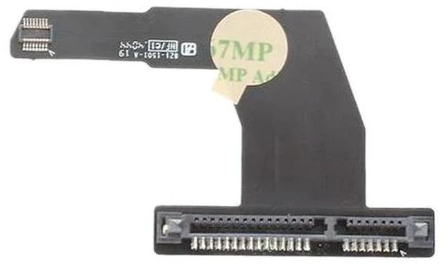 Alt view image 3 of 5 - Upper HDD SATA Hard Drive Flex Ribbon Cable Replacement, Part Number 821-1347-A / 821-1501-A for Mac Mini A1347 Late 2012, Second Storage Drive Connector Repair Cable