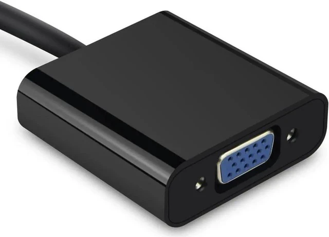 Alt view image 2 of 4 - Active DisplayPort to VGA Adapter Cable, DP to VGA Digital to Analog Converter Support Full HD 1080P@60Hz for PC Laptop Monitor Projector