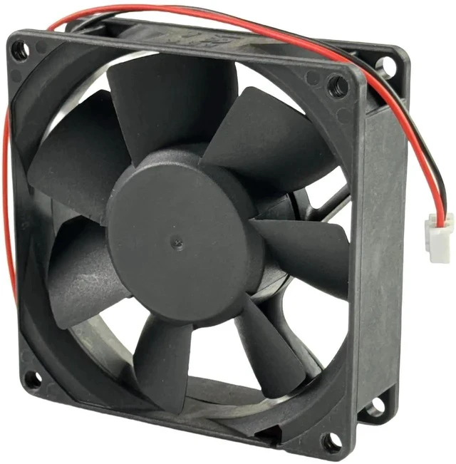 Alt view image 7 of 7 - SUNON KD1208PTS1 8025 DC12V 2.6W 2-Wire Brushless Cooling Fan, 8cm Replacement Fan for PC Case & Power Supply