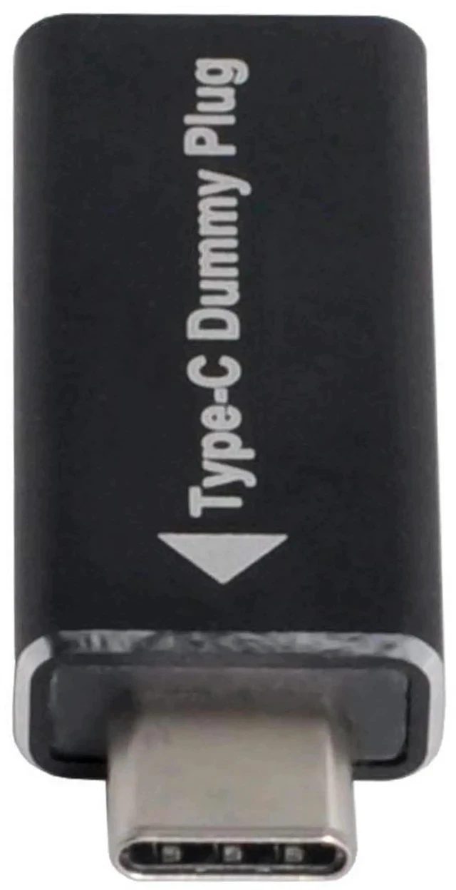 Alt view image 3 of 6 - USB-C Dummy Plug Virtual Display Emulator, CY USB C Virtual Display Adapter 1080P@60Hz Compatible with Windows Mac OSX Linux Desktop Laptop