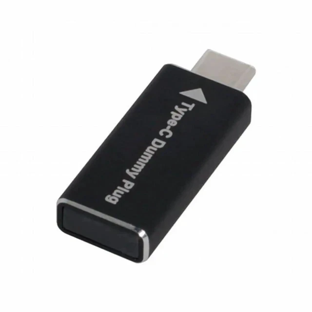 Alt view image 4 of 7 - USB-C Virtual Display Dummy Plug, DP-Alt Mode DDC EDID Headless Ghost Display Emulator 4K@17Hz Black