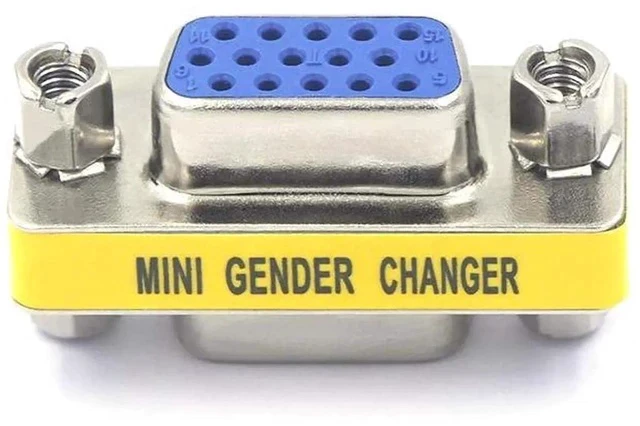 Alt view image 2 of 6 - 4 Pack HD15 VGA Female to Female Coupler, SVGA Gender Changer Extender Adapter for VGA Cable Connection, Compatible with Monitors, PC, Laptops & Projectors