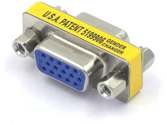 Alt view image 5 of 6 - 4 Pack HD15 VGA Female to Female Coupler, SVGA Gender Changer Extender Adapter for VGA Cable Connection, Compatible with Monitors, PC, Laptops & Projectors