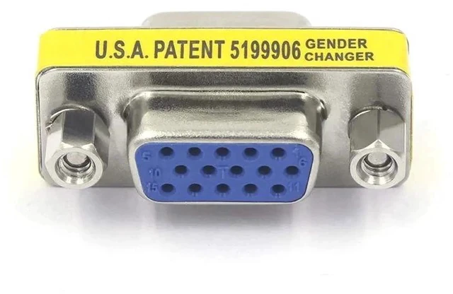 Alt view image 6 of 6 - 4 Pack HD15 VGA Female to Female Coupler, SVGA Gender Changer Extender Adapter for VGA Cable Connection, Compatible with Monitors, PC, Laptops & Projectors