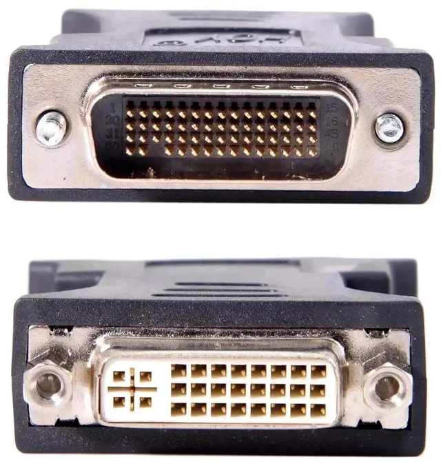 Alt view image 5 of 5 - LFH DMS-59 Pin Male to DVI 24+5 Female Video Adapter, DMS59 to DVI Converter for Desktop Graphics Card Monitor Connection