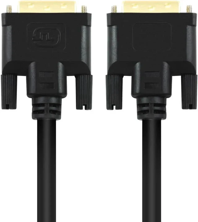 Alt view image 2 of 4 - 10M/32.8FT DVI-D 24+1 Male to Male Digital Cable, 24K Gold-Plated High Quality DVI AV Cord for PC, Graphics Card and Monitor