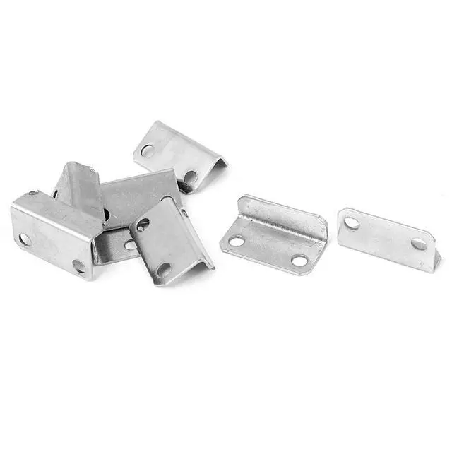 Alt view image 4 of 5 - 8pcs 40pcs L Shaped Lock Strike Plate 29x16x10mm 29x14x8.5mm | for Home Cabinet Cupboard Drawer Door