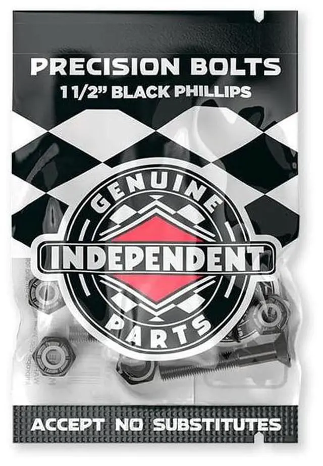 Main image of INDEPENDENT Genuine Parts Phillips Hardware 1.5" (1 1/2") Black