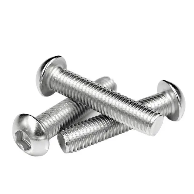 Alt view image 3 of 4 - M5 x 20mm(30 Pack) Button Head Hex Socket Cap Screws Bolts, Hex Drive Bright Finish Fully Machine Thread, Corrosion Resistant 304 Stainless Steel 18-8 Screws