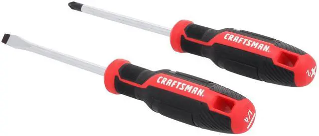Alt view image 2 of 3 - CRAFTSMAN 2 Pc Screwdriver Set, Phillips Screwdriver #2 and 1/4 In Flathead (CMHT65133)