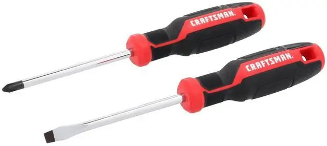 Alt view image 3 of 3 - CRAFTSMAN 2 Pc Screwdriver Set, Phillips Screwdriver #2 and 1/4 In Flathead (CMHT65133)